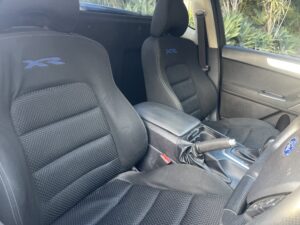 #8. Key angle showing driver and passenger seat from dash