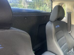 #9. Clear view of rear seat
