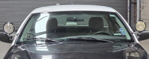 #6. Over bonnet looking at driver and passenger seat