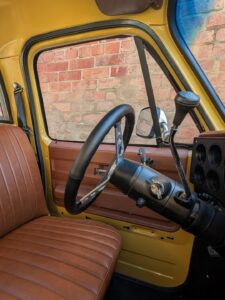 #8. Key angle showing driver and passenger seat from dash