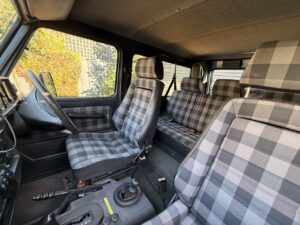 #7. Over bonnet looking at driver and passenger seat