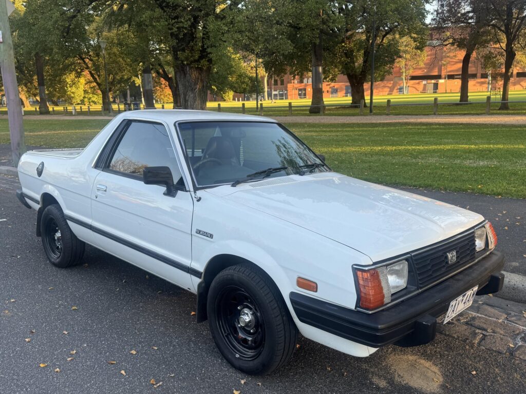 1988 Subaru Brumby White