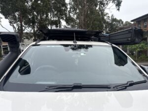 #6. Over bonnet looking at driver and passenger seat