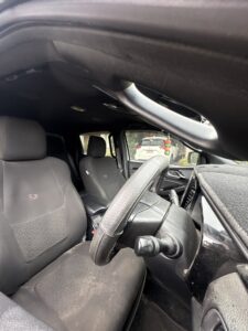 #8. Key angle showing driver and passenger seat from dash