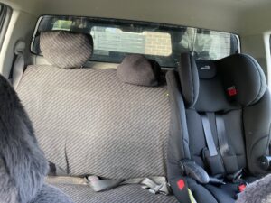 #9. Clear view of rear seat