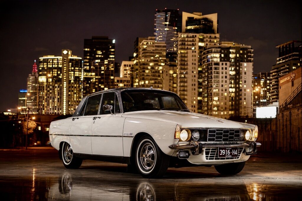 1974 Rover 3500 White