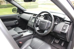 #7. Over bonnet looking at driver and passenger seat