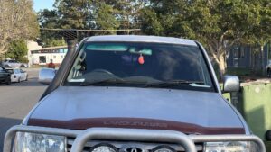#6. Over bonnet looking at driver and passenger seat