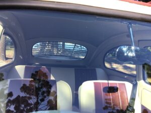 #6. Over bonnet looking at driver and passenger seat