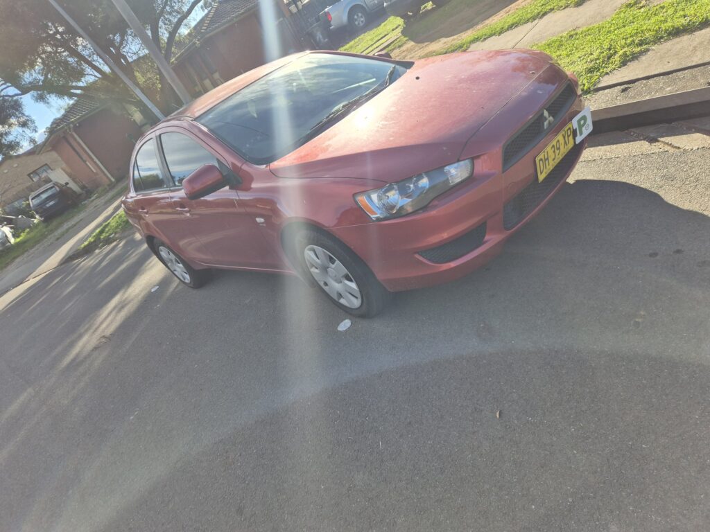 2011 Mitsubishi Lancer Red