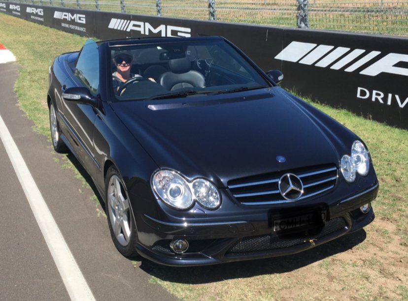 2009 Mercedes-Benz CLK Dark blue