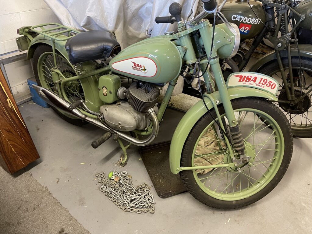 1950 BSA Bantam Green