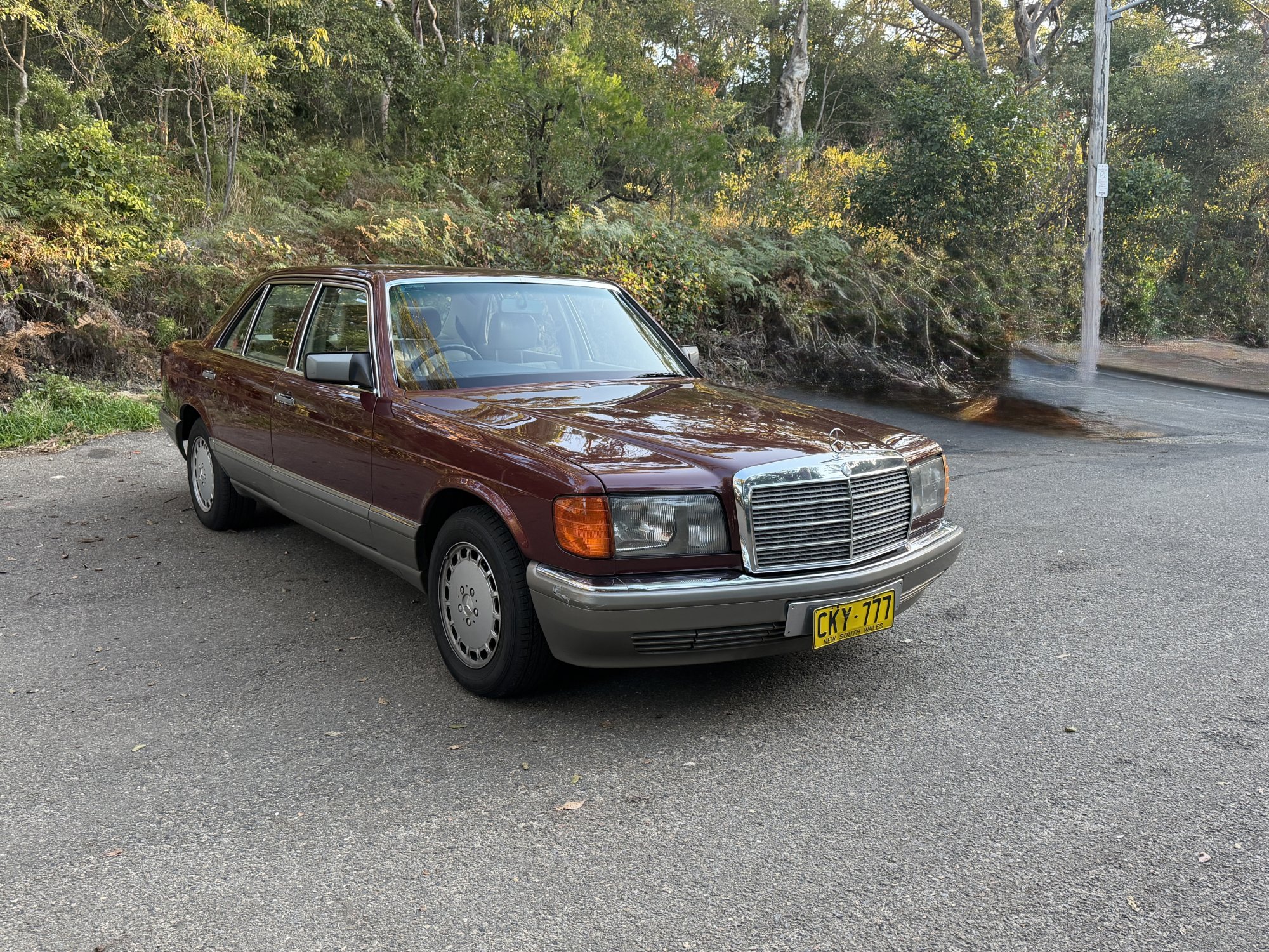 1988 Mercedes-Benz S-Class Burgundy