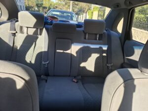 #10. Clear view of rear seat
