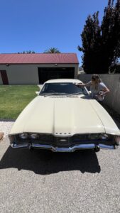 #6. Over bonnet looking at driver and passenger seat
