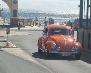#6. Over bonnet looking at driver and passenger seat