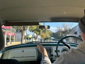 #8. Looking over drivers shoulder