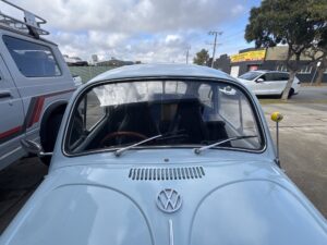#6. Over bonnet looking at driver and passenger seat
