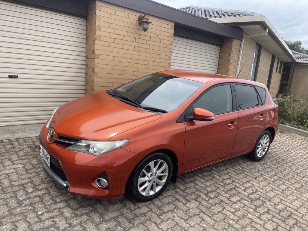 2014 Toyota Corolla Orange