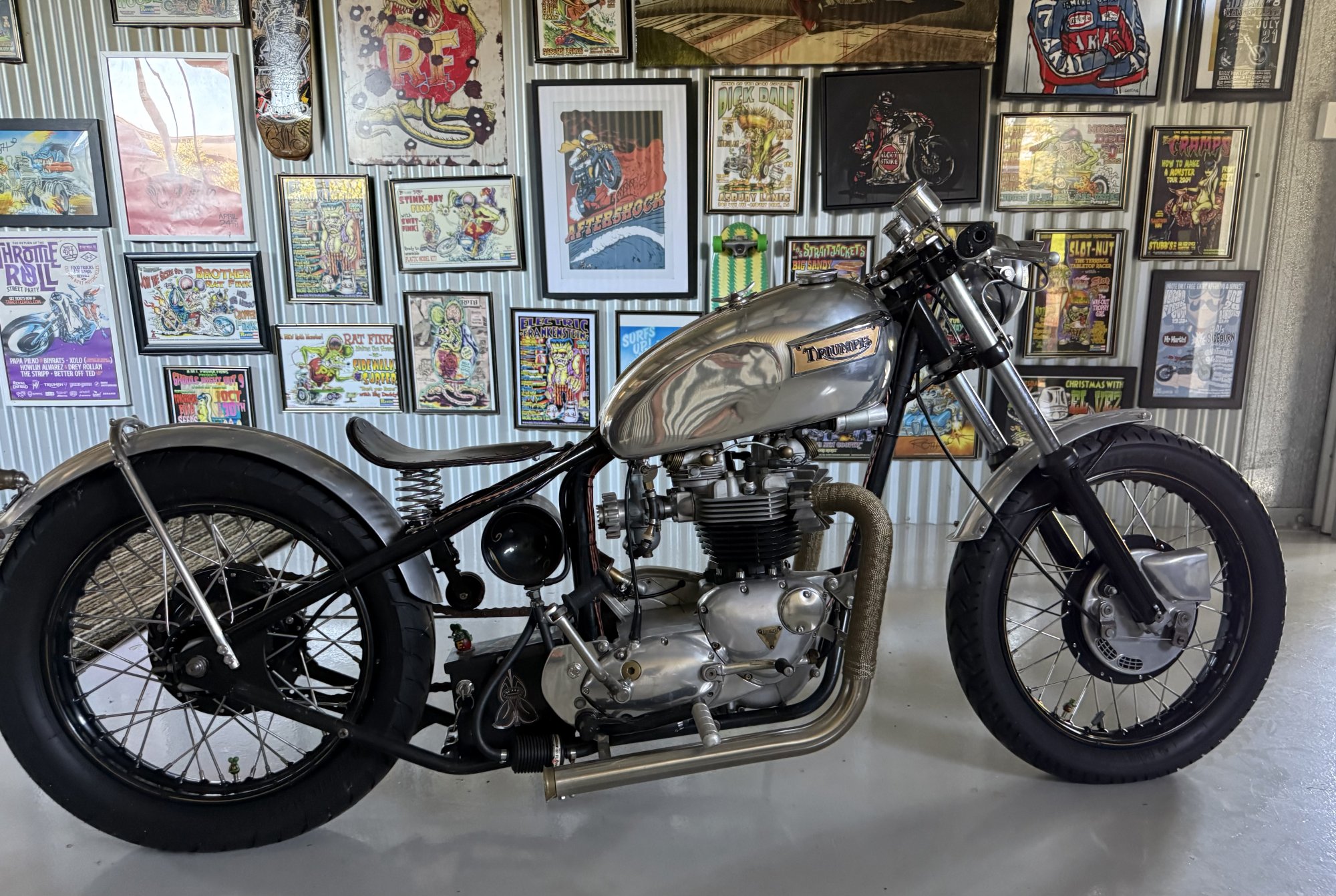 1971 Triumph Tiger Silver/black