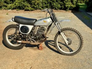 1974 Honda CR 125 Silver/green - Main Photo