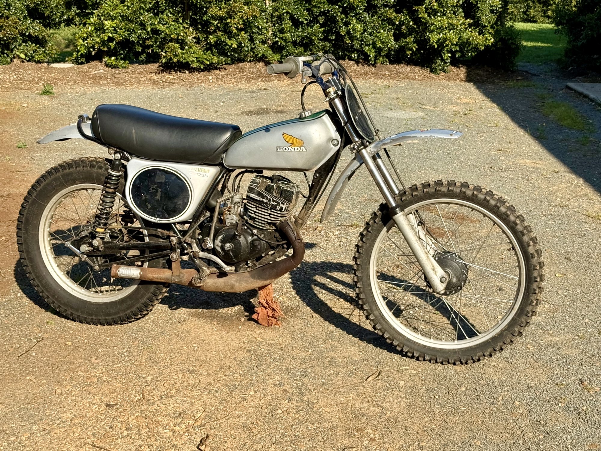 1974 Honda CR 125 Silver/green