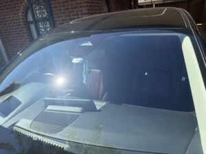 #6. Over bonnet looking at driver and passenger seat