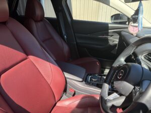 #8. Key angle showing driver and passenger seat from dash