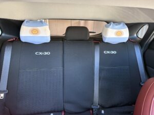 #9. Clear view of rear seat