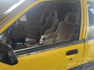 #7. Looking through drivers side window