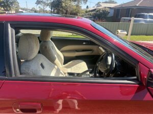 #7. Looking through drivers side window