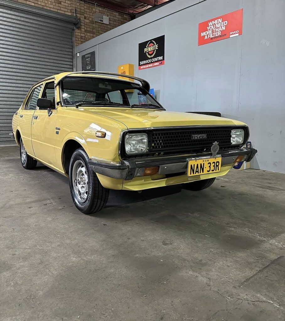 1979 Toyota Corolla Yellow