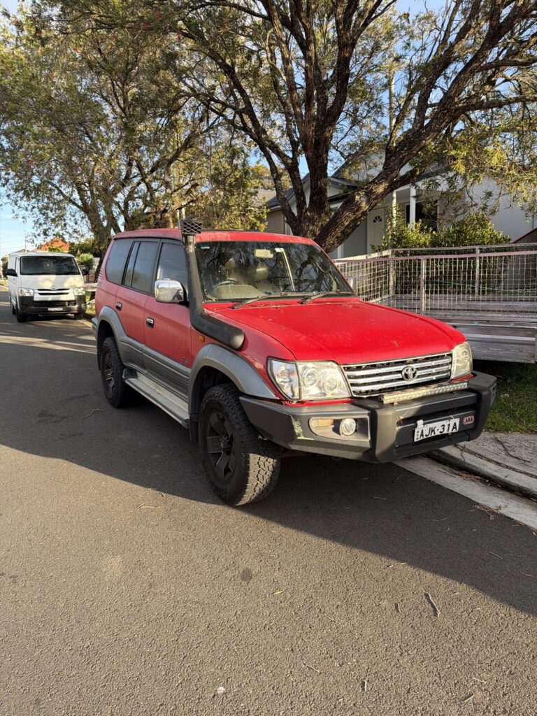 1999 Toyota Prado Red