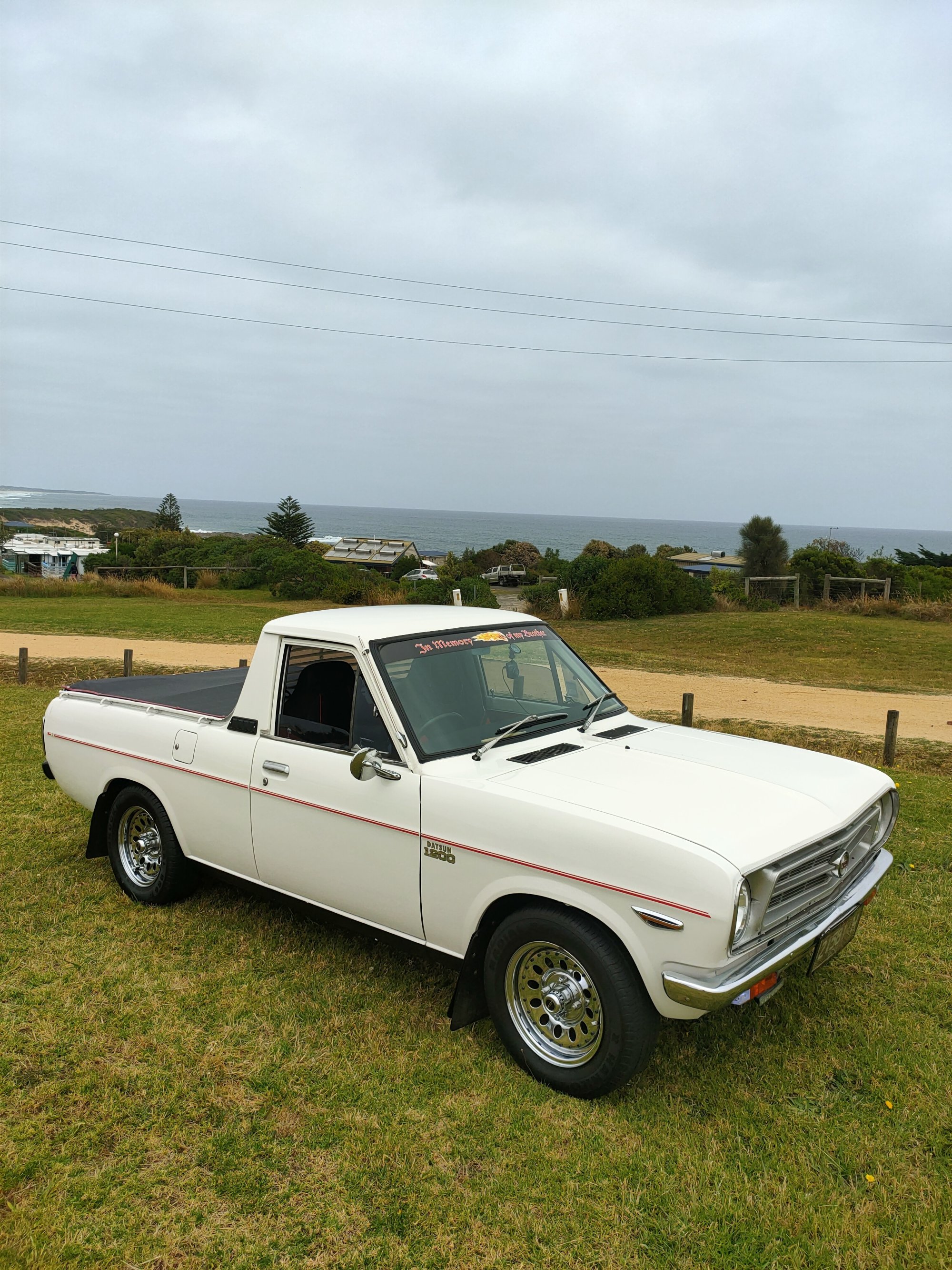 1985 Datsun 1200 White